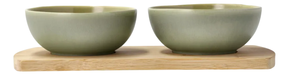 Tray Met Kommetjes Villa Collection Shoku Pure Green 28,5 x 13 cm