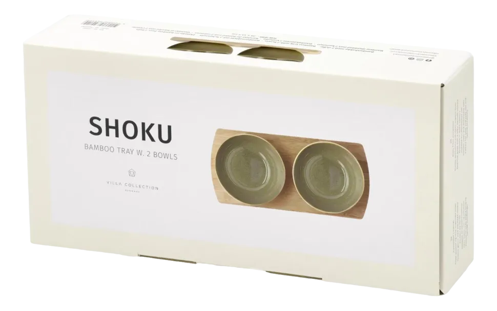 Tray Met Kommetjes Villa Collection Shoku Pure Green 28,5 x 13 cm