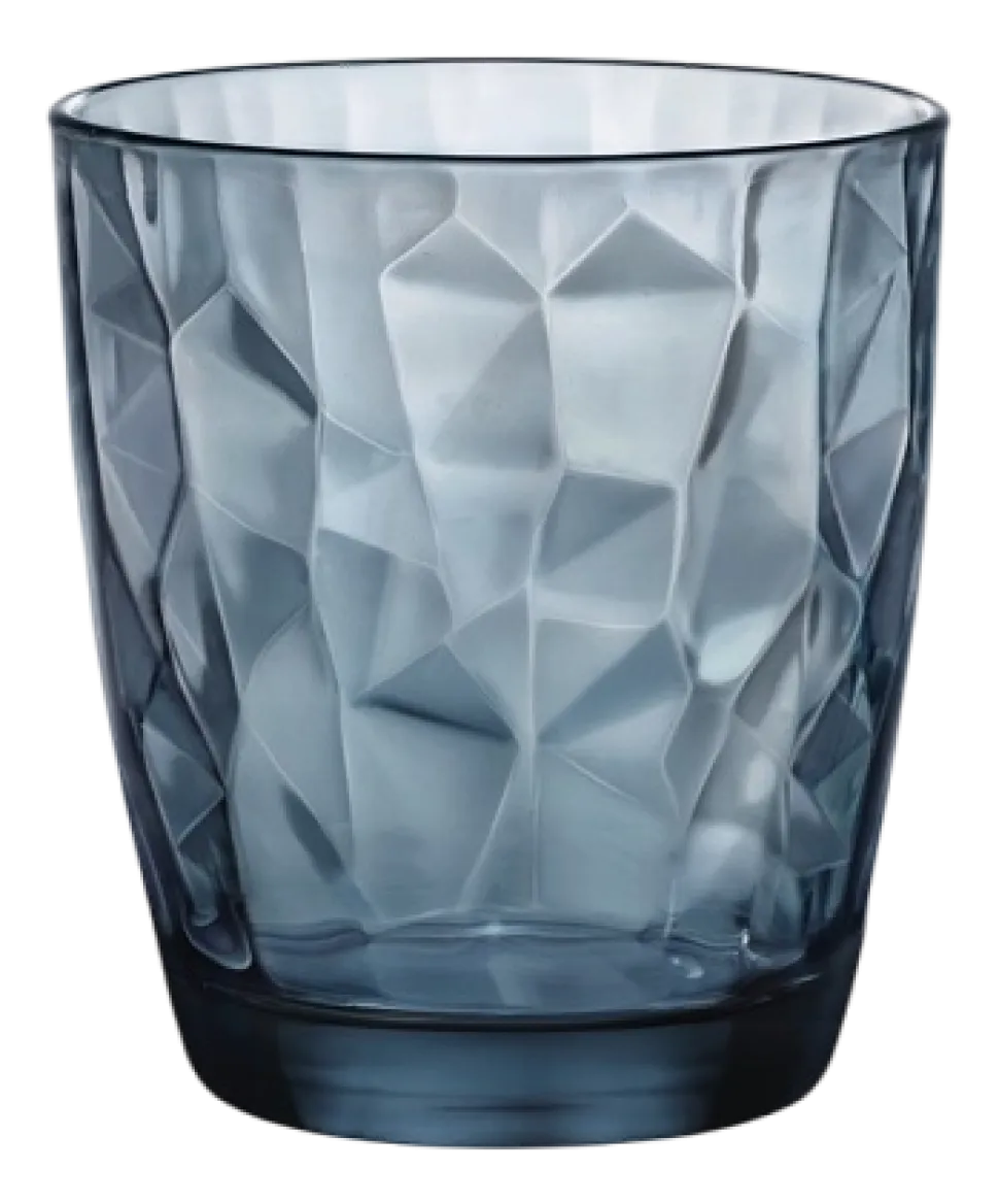 Tumbler Bormioli Rocco Diamond Ocean Blue 300 ml (Set van 6)