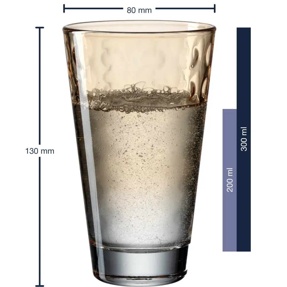 Tumbler Leonardo LD Pastel Light Blue Optic (6-Delig)