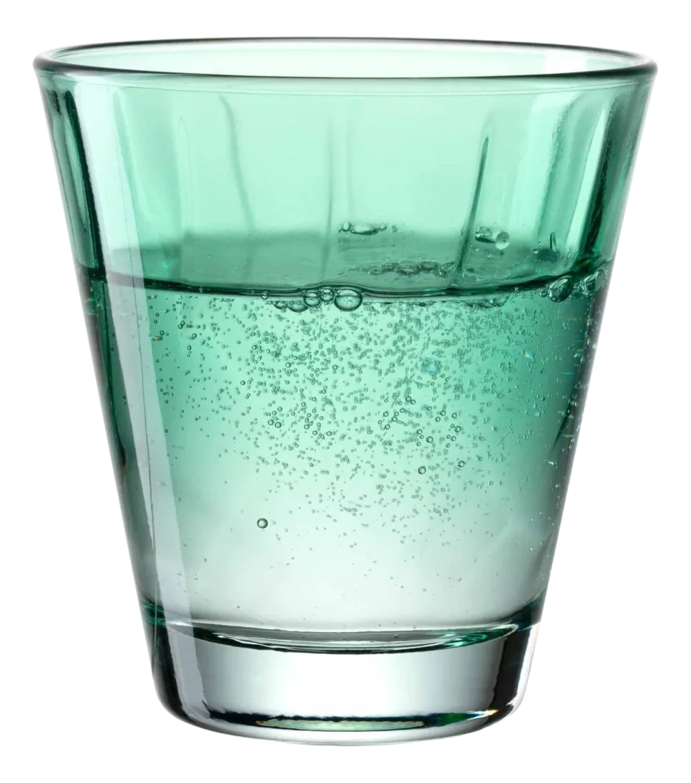 Tumbler Leonardo Twist Green 215 ml (Set van 4)