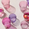Tumbler L.S.A. Gems Glas Rood 560 ml (4-Delig)