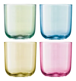 Tumbler L.S.A. Polka Pastel 420 ml (Set van 4)