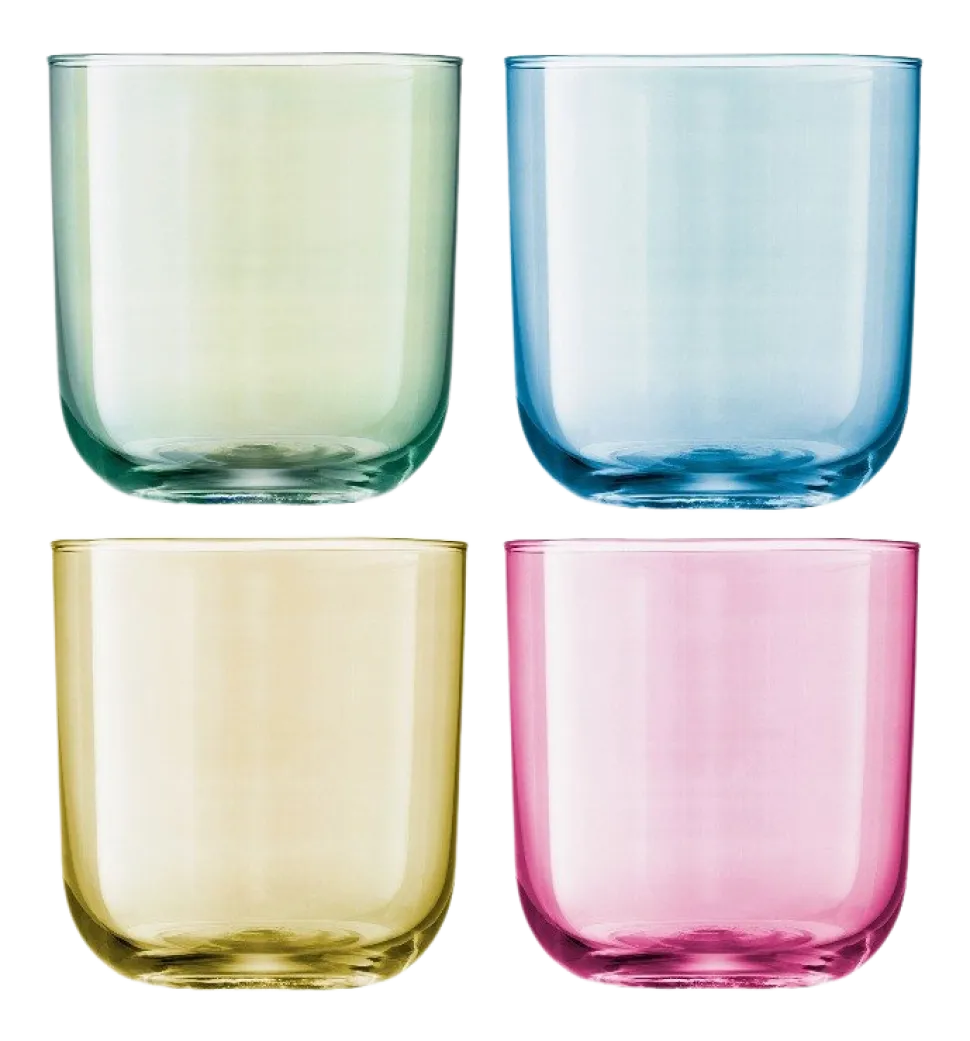 Tumbler L.S.A. Polka Pastel 420 ml (Set van 4)