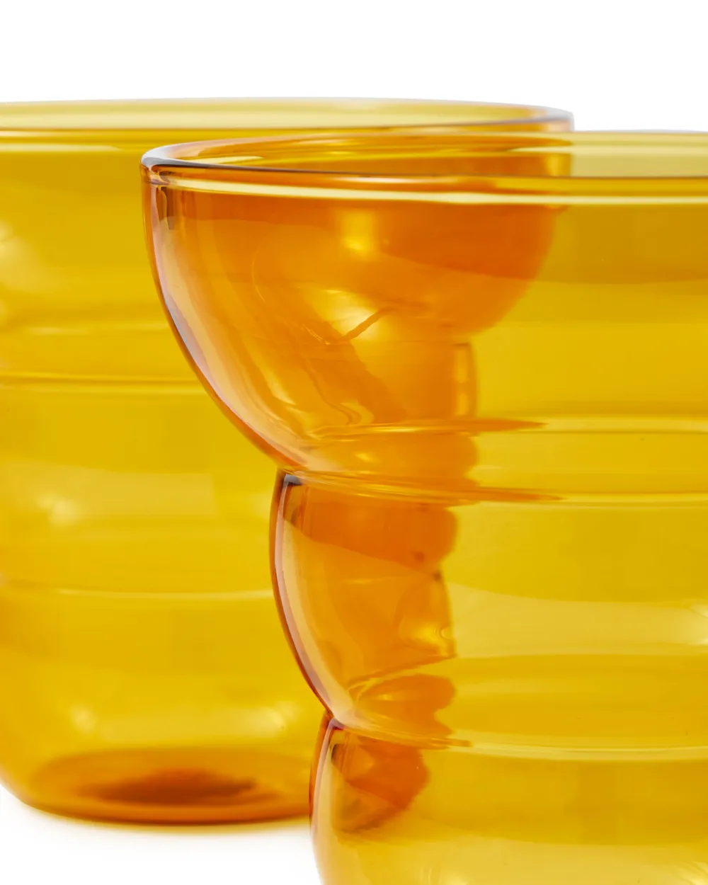 POLSPOTTEN Tumbler Mizu Kiri Yellow (Set van 2) Discount
