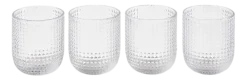 POLSPOTTEN Tumbler Rooftop Transparent (Set van 4) Hot