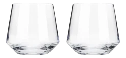 Tumbler Viski Angled Crystal 354 ml (Set van 2)