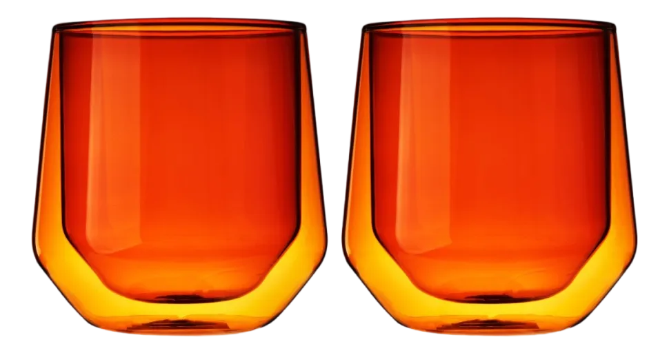 Tumbler Viski Aurora Amber 266 ml (Set van 2)