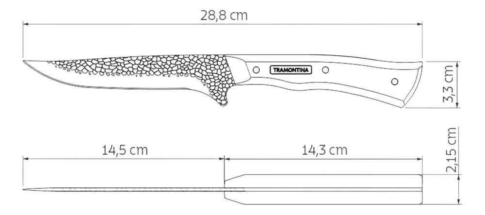 Tramontina Uitbeenmes Nômade Bruin 15 cm Sale