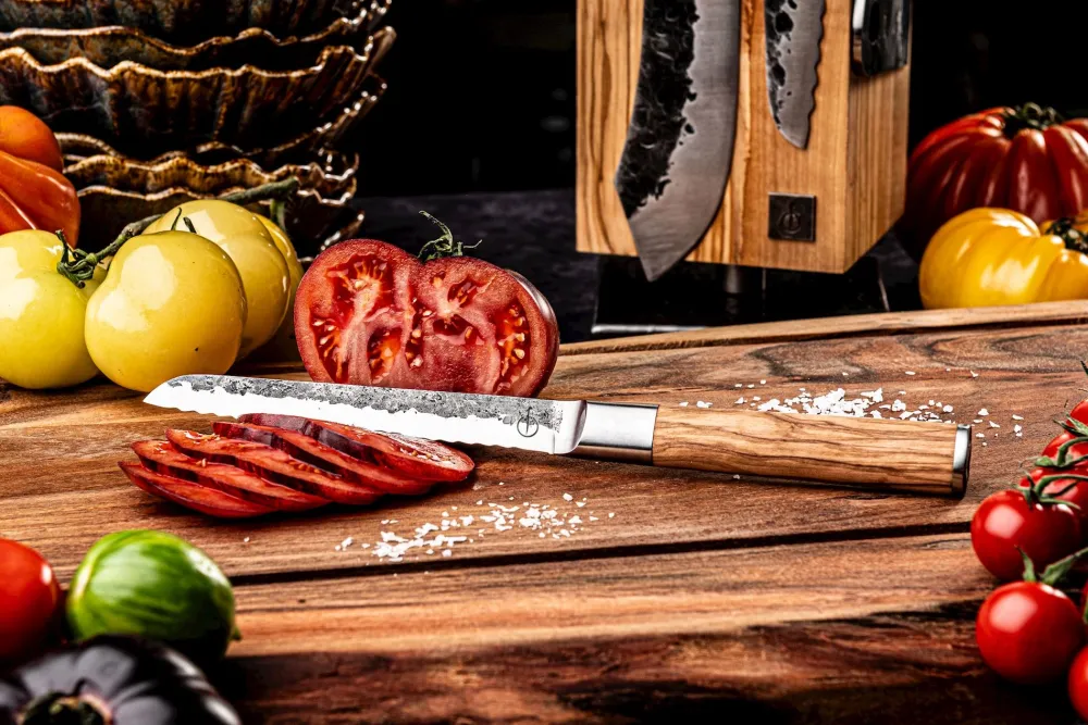 Forged Universeel Mes Olive Gekarteld Best