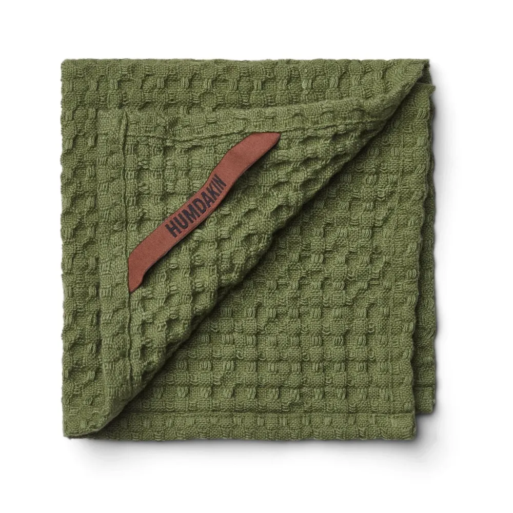 Humdakin Vaatdoek Waffle Stone & Fern (Set van 2) Online