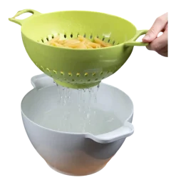 Trebonn Vergiet & Schaal Duo-L Wit-Groen Discount