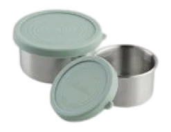 AYA&IDA Vershoudbakje Snack Container Mint Green 100 ml + 200 ml (Set van 2) Discount