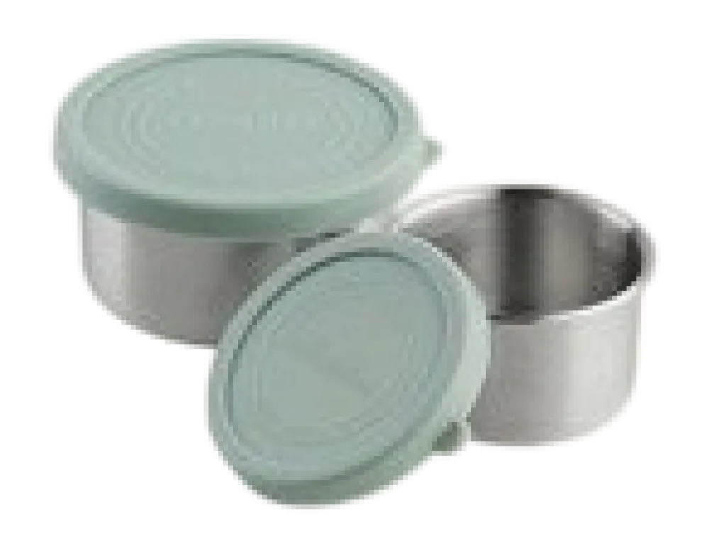 AYA&IDA Vershoudbakje Snack Container Mint Green 100 ml + 200 ml (Set van 2) Discount