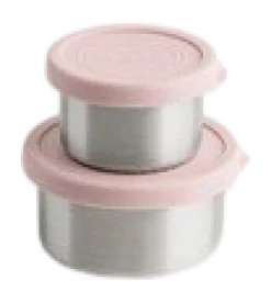 AYA&IDA Vershoudbakje Snack Container Soft Rose 100 ml + 200 ml (Set van 2) Discount