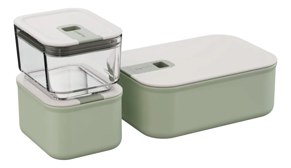 Vershoudbakje BergHOFF LEO Perfect Seal (Set van 3)