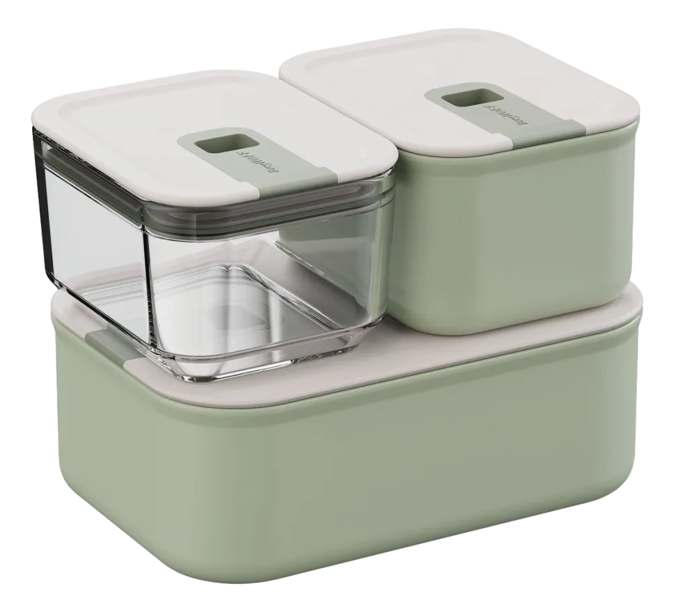 Vershoudbakje BergHOFF LEO Perfect Seal (Set van 3)