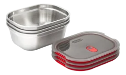 Black+Blum Vershoudbakje Meal Prep Small Grijs (Set van 3) Online