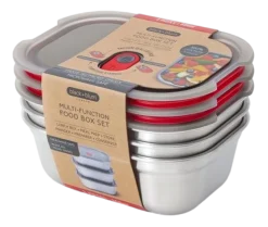 Black+Blum Vershoudbakje Meal Prep Small Grijs (Set van 3) Online