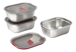 Black+Blum Vershoudbakje Meal Prep Small Grijs (Set van 3) Online