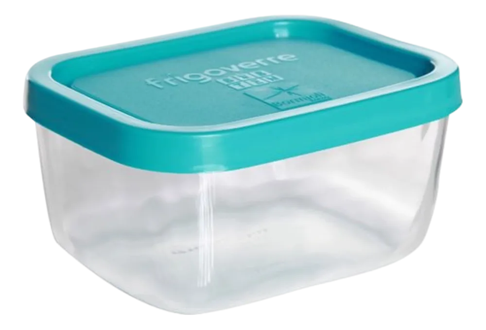 Bormioli Rocco Vershoudbakje Frigoverre Classic Microwave Met Deksel Blauw 13 x 10 cm Discount