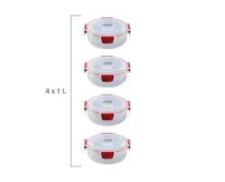 Joseph Joseph Vershoudbakje Nest Lock 1L (Set van 4) New