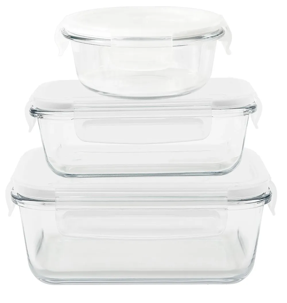 Pebbly Vershoudbakje Plastic 800/650/800 ml (3-Delig) Discount