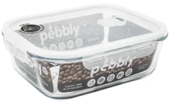 Vershoudbakje Pebbly Rechthoek Plastic 1200 ml