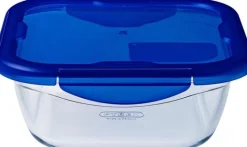 Vershoudbakje Pyrex Cook & Go Vierkant Transparant 1,9 L