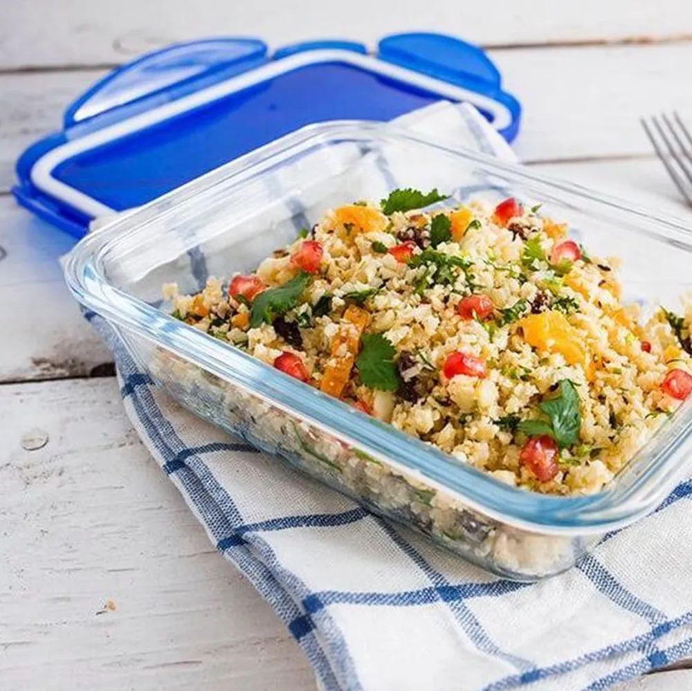 Pyrex Vershoudbakje Cook & Go Vierkant Transparant 0,8 L New