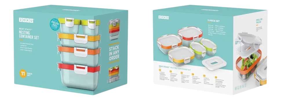 Vershoudbakje ZOKU Neat Stack (11-delig)