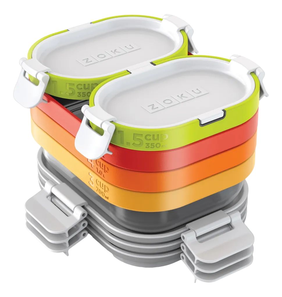 Vershoudbakje ZOKU Neat Stack (11-delig)