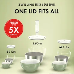 Vershoudbakje Zwilling Fresh & Save Bowl L RVS 4 L