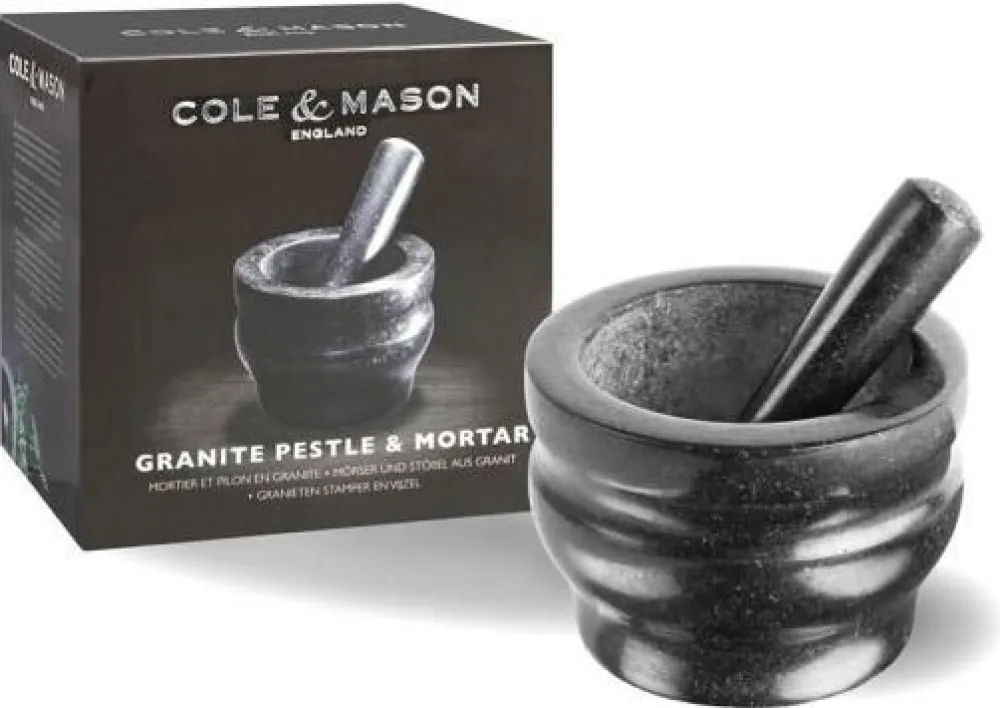 Cole and Mason Vijzel en Stamper Cole & Mason Graniet 14 cm Discount