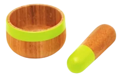 Pebbly Vijzel met Stamper Groen Discount