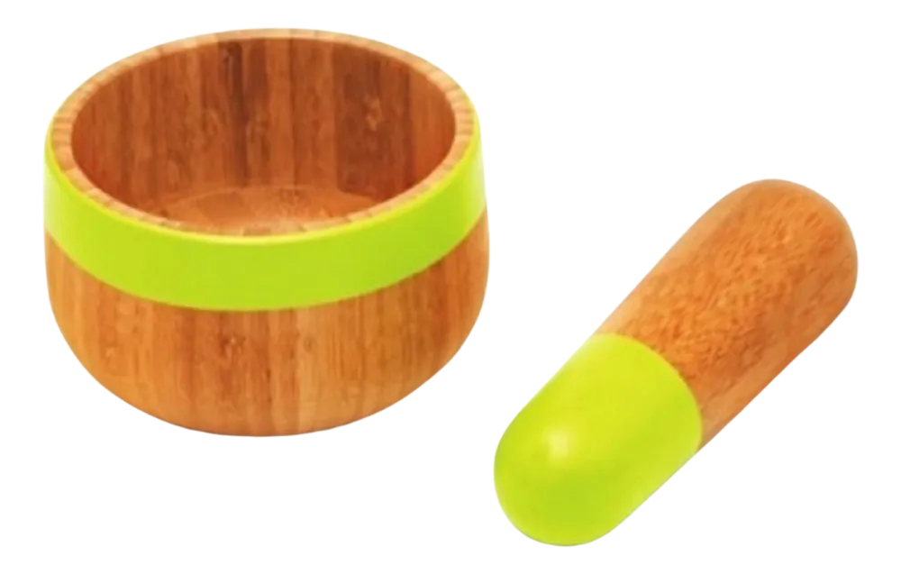Pebbly Vijzel met Stamper Groen Discount