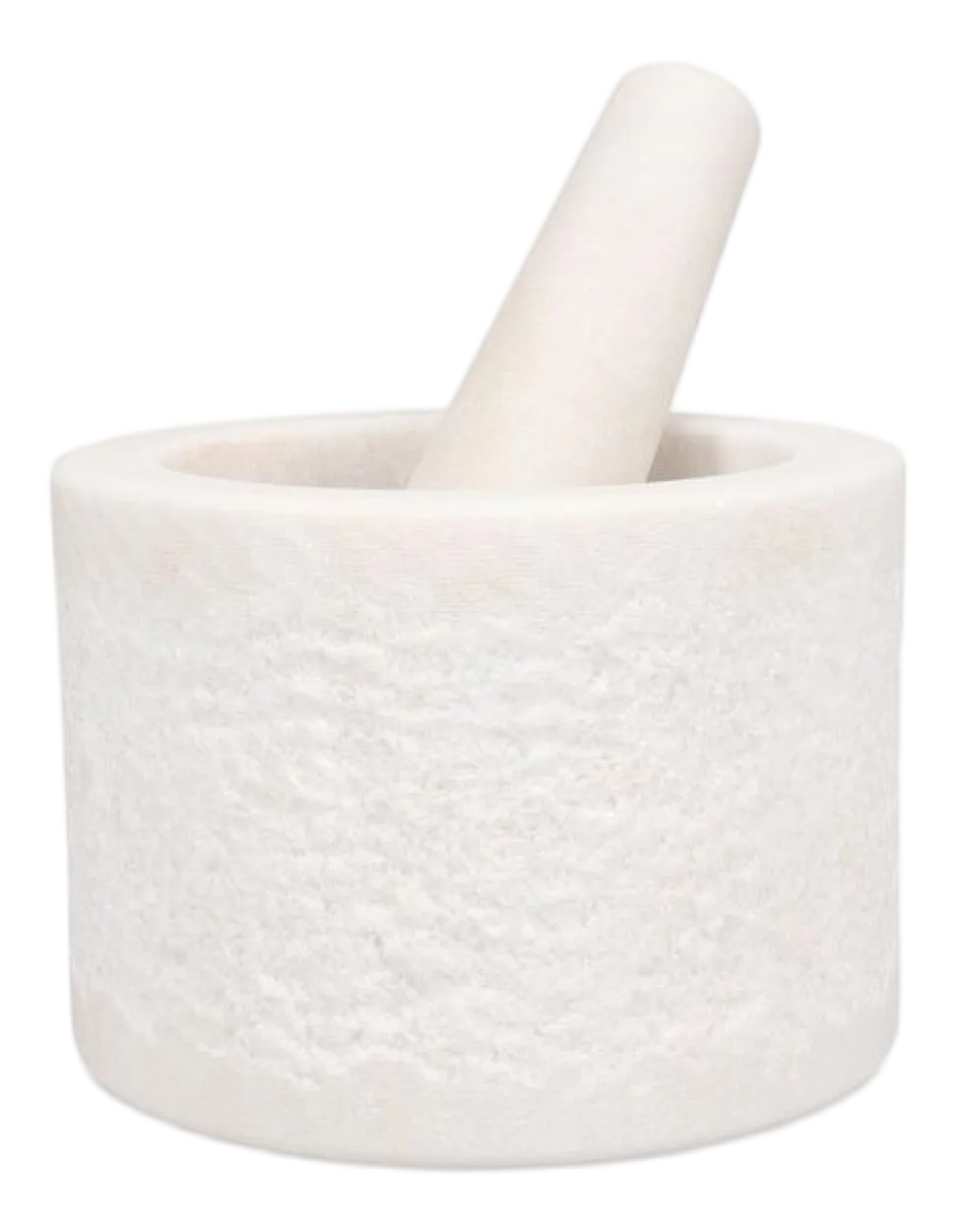 Vijzel Salt & Pepper Marbliss White 14 x 10 cm