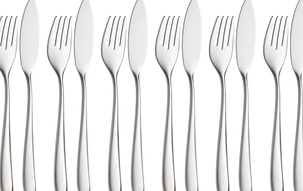 Visbestekset WMF Corvo (12-Delig)
