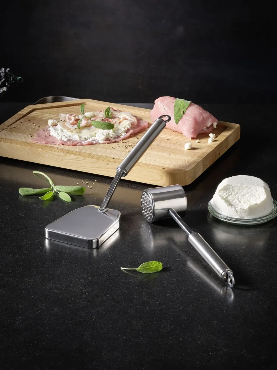 Vleeshamer Rösle Keuken Zilver 32 cm