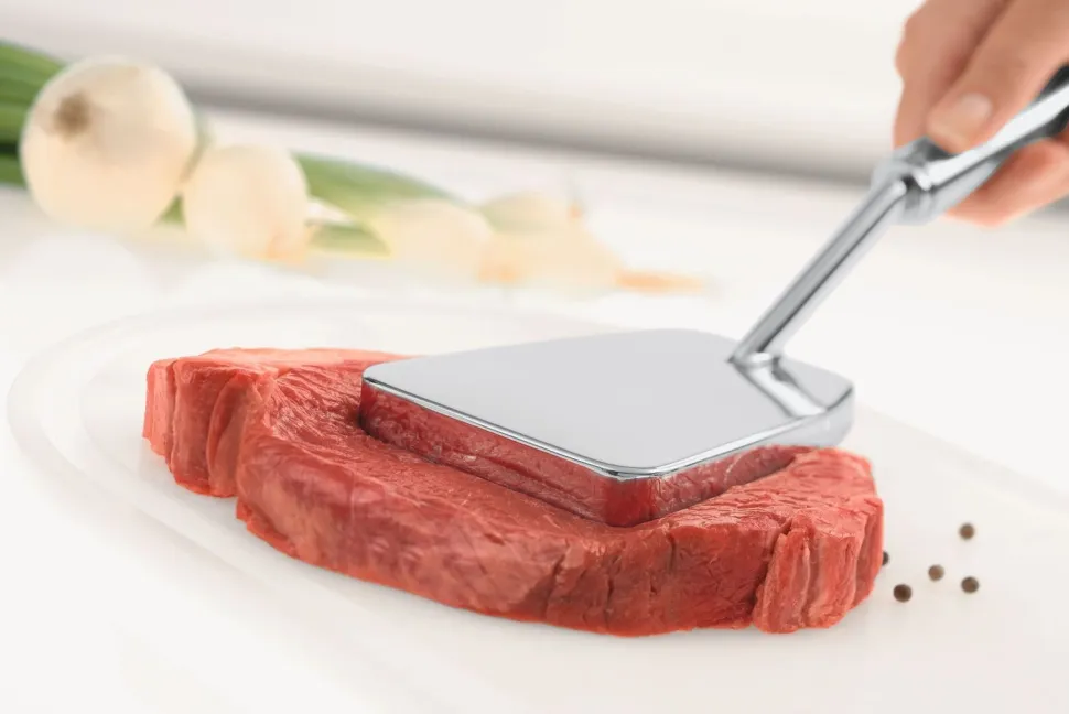 Vleeshamer Rösle Keuken Zilver 32 cm