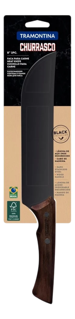 Vleesmes Tramontina Churrasco Black 20 cm