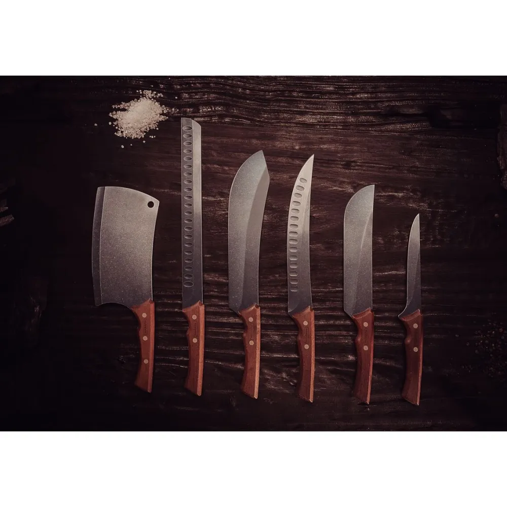 Tramontina Vleesmes Churrasco Black Zilver 25 cm