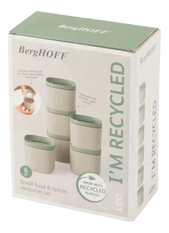 Voedselcontainer set BergHOFF Leo Recycled (6-delig)