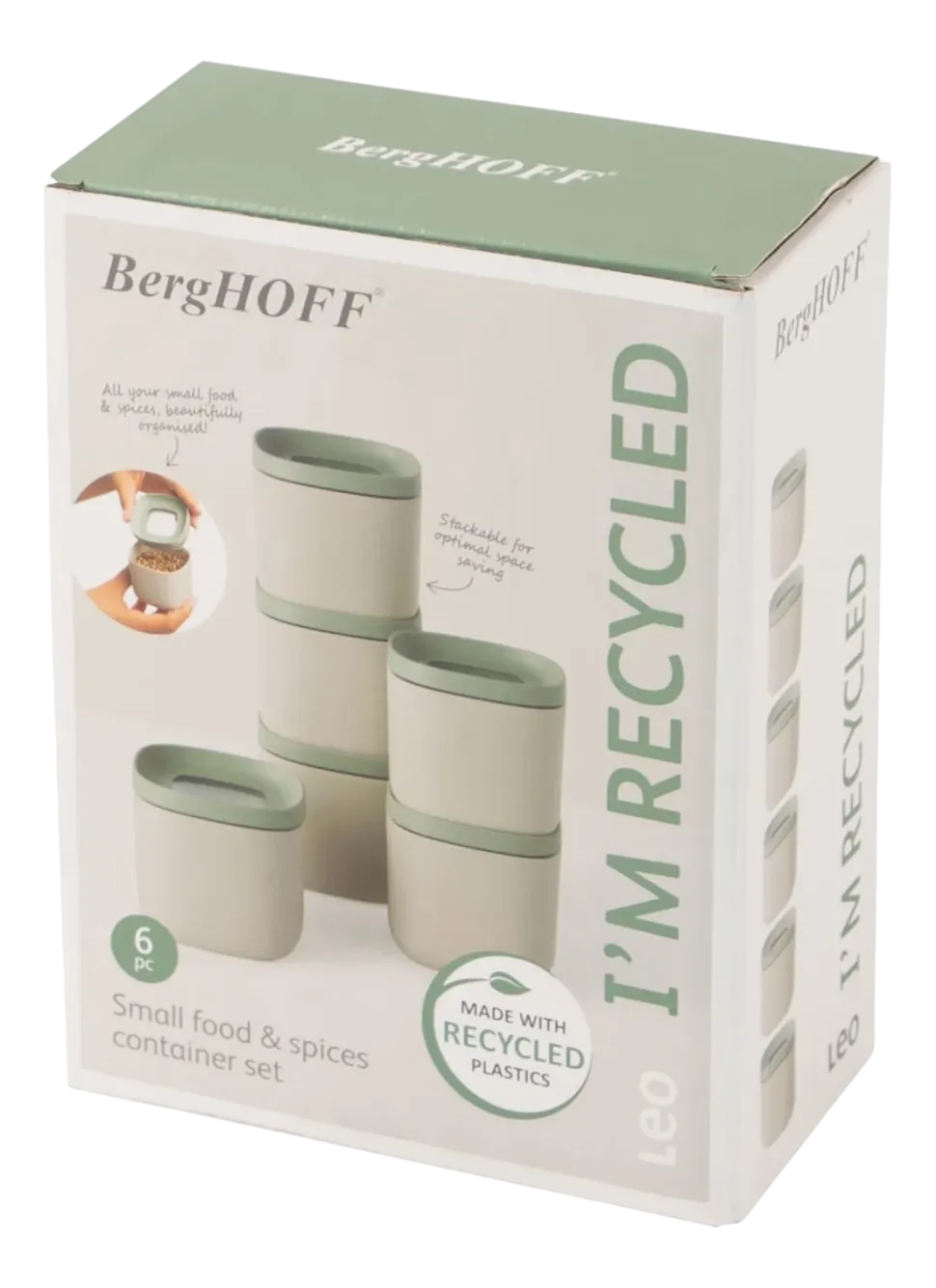 Voedselcontainer set BergHOFF Leo Recycled (6-delig)