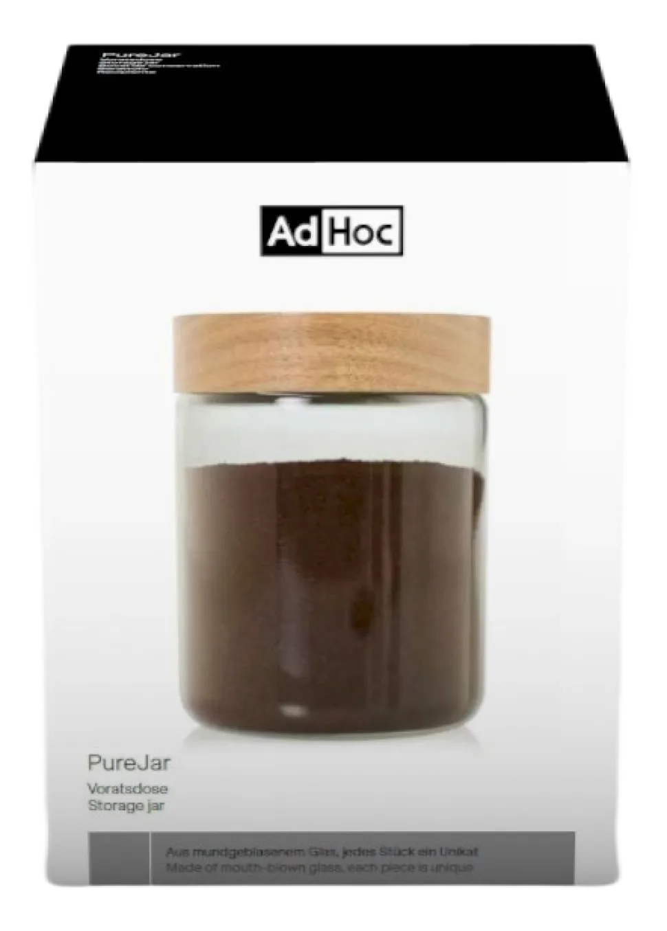 Voorraadbus AdHoc PureJar 800 ml
