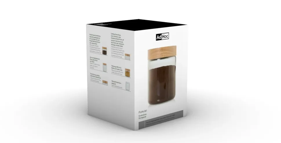 Voorraadbus AdHoc PureJar 800 ml