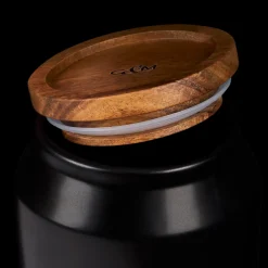 Voorraadbus Cole & Mason Hinxton Medium Ceramic Black/Grey
