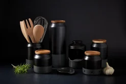 Cole and Mason Voorraadbus Cole & Mason Hinxton Small Ceramic Black/Grey Clearance