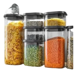 Voorraadbus Gefu Pantry Transparant (4-delig)