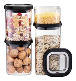 Voorraadbus Gefu Pantry Transparant (4-delig)